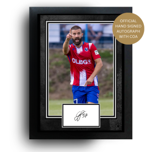 OFFICIAL GEORGE FRANCOMB SIGNED DORKING WANDERERS PHOTO