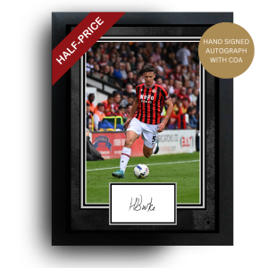 OFFICIAL HARRISON BURKE SIGNED WALSALL PHOTO | HALF PRICE