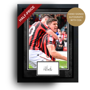 OFFICIAL HARRISON BURKE SIGNED WALSALL PHOTO | HALF PRICE