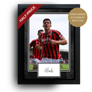 OFFICIAL HARRISON BURKE SIGNED WALSALL PHOTO | HALF PRICE