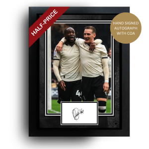 OFFICIAL DEVANTE COLE SIGNED PORT VALE PHOTO | HALF PRICE