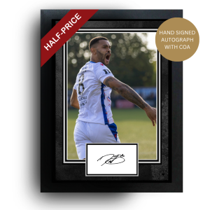 OFFICIAL DENNON LEWIS SIGNED DORKING WANDERERS PHOTO | HALF PRICE