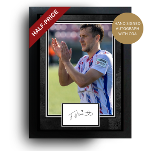 OFFICIAL FRANK VINCENT SIGNED DORKING WANDERERS PHOTO | HALF PRICE
