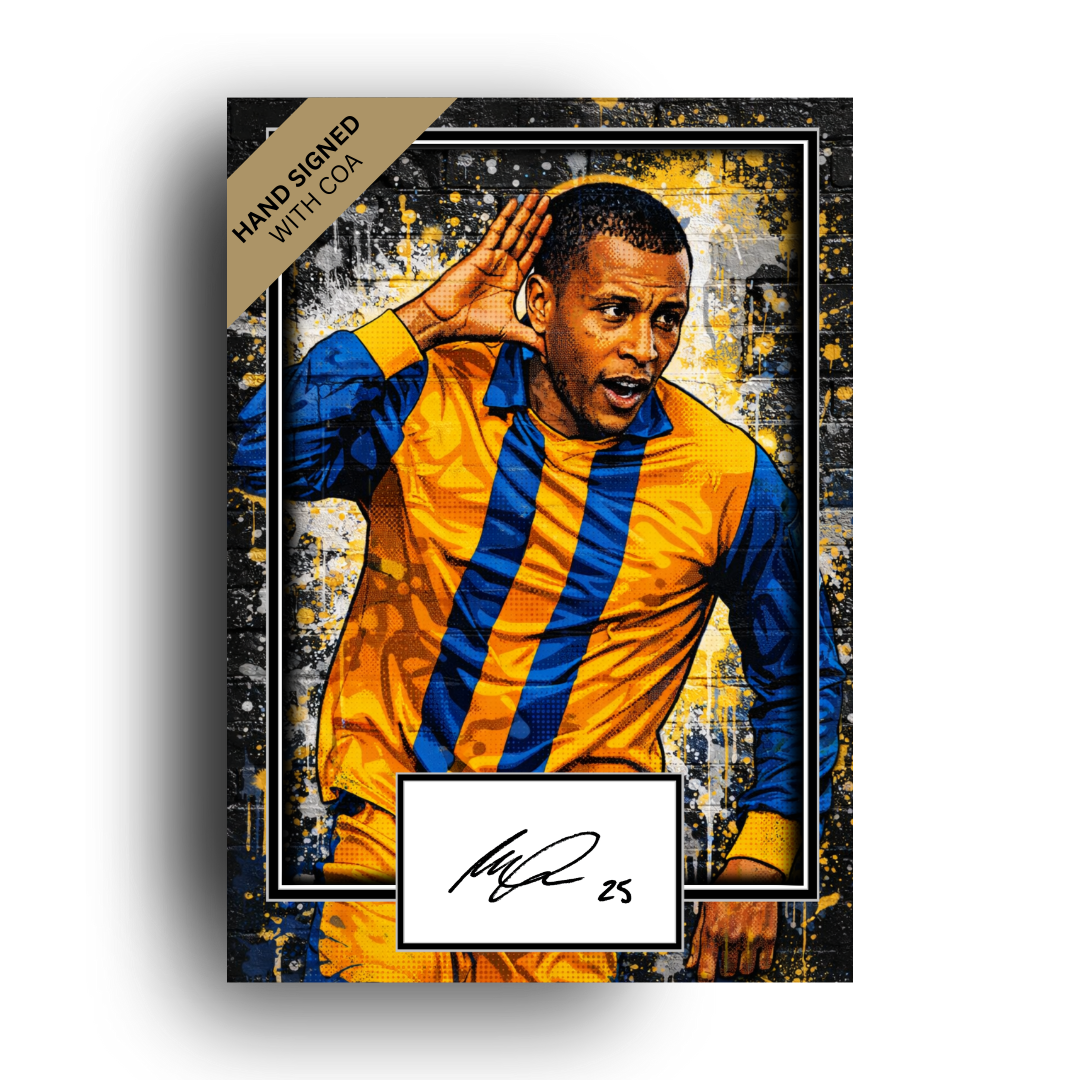 MATT GREEN HAND SIGNED MANSFIELD TOWN ART