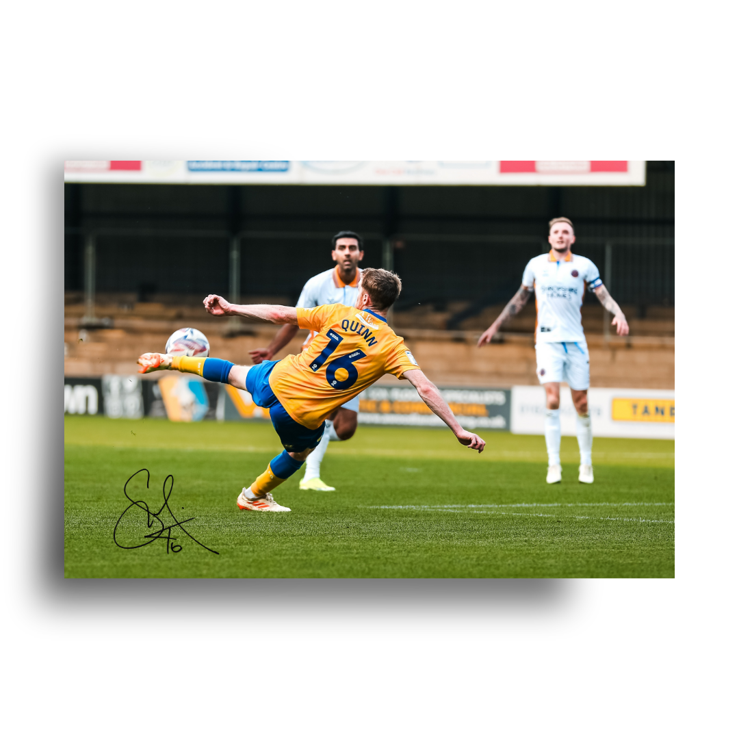 STEPHEN QUINN MANSFIELD TOWN AUTOGRAPH PRINT