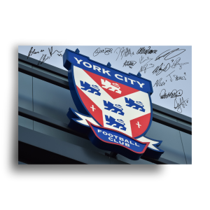 YORK CITY 2026/26 STADIUM AUTOGRAPH PRINT