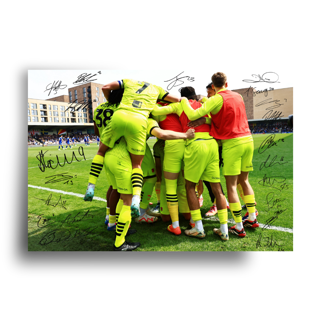 PORT VALE 2024/25 PROMOTION TEAM AUTOGRAPH PRINT
