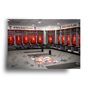 YORK CITY 2026/26 DRESSING ROOM AUTOGRAPH PRINT