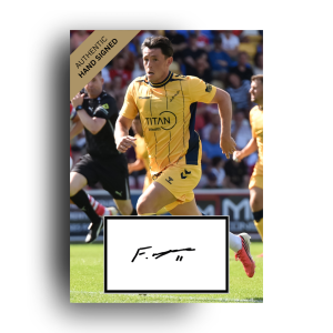 OFFICIAL FRANKIE MAGUIRE SIGNED 2026/27 YORK CITY PHOTO