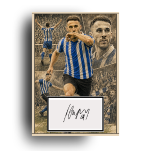 Lee Gregory Hand Signed Comic Art Print | Perfect Gift for a Sheffield Wednesday Fan