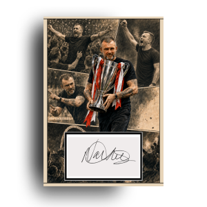Nathan Jones Hand Signed Comic Art Print | Perfect Gift for a Charlton Fan