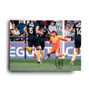 LOUIS JONES SCUNTHORPE UNITED AUTOGRAPH PRINT
