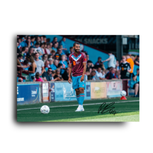 ROSS BARROWS SCUNTHORPE UNITED AUTOGRAPH PRINT