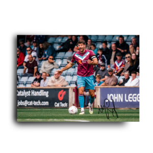 WILL EVANS SCUNTHORPE UNITED AUTOGRAPH PRINT