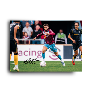 JOE ROWLEY SCUNTHORPE UNITED AUTOGRAPH PRINT