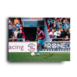JEAN BELEHOUAN SCUNTHORPE UNITED AUTOGRAPH PRINT
