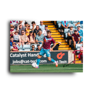 KYLE HURST SCUNTHORPE UNITED AUTOGRAPH PRINT