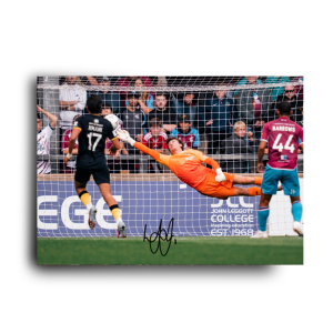 LOUIS JONES SCUNTHORPE UNITED AUTOGRAPH PRINT