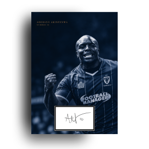 Adebayo Akinfenwa Signed Memorabilia | Perfect for Wimbledon Fan