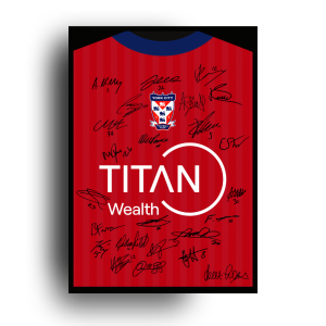 YORK CITY 2026/27 HOME SHIRT AUTOGRAPH PRINT