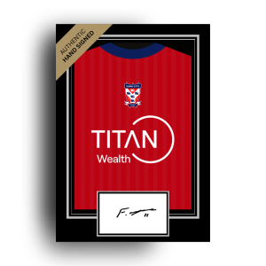 OFFICIAL FRANKIE MAGUIRE SIGNED CHELTENHAM HOME SHIRT PHOTO