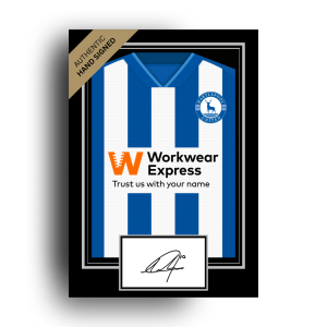 OFFICIAL WILL HARRIS SIGNED HARTLEPOOL HOME SHIRT PHOTO