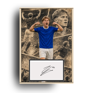Zian Flemming Signed Comic Art Print | Perfect Gift for a Ipswich Fan
