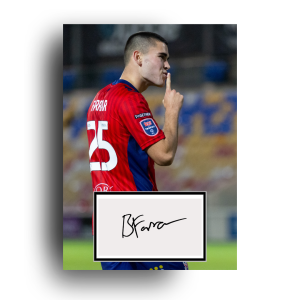 OFFICIAL BEN FARRAR SIGNED YORK CITY PHOTO