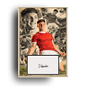 Josh Edwards Hand Signed Comic Art Print | Perfect Gift for a Charlton Fan
