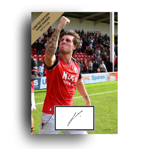 LIMITED EDITION MASON HANCOCK HAND SIGNED Walsall PHOTO (Only 1 Made)