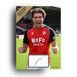 LIMITED EDITION MASON HANCOCK HAND SIGNED Walsall PHOTO (Only 1 Made)