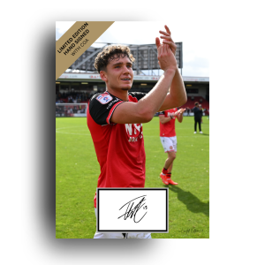 LIMITED EDITION ISAAC MOORE HAND SIGNED Walsall PHOTO (Only 1 Made)
