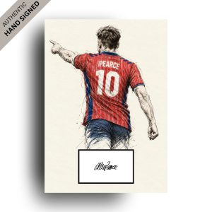 Ollie Pearce Hand-Signed Line Art | Perfect Gift for a York City Fan