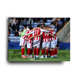 2026/27 TEAM HUDDLE CHELTENHAM TOWN AUTOGRAPH PRINT
