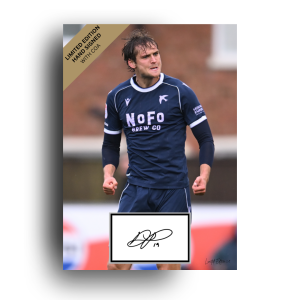 LIMITED EDITION AARON PRESSLEY HAND SIGNED Walsall PHOTO (Only 1 Made)
