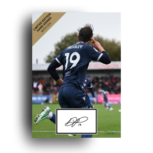 LIMITED EDITION AARON PRESSLEY HAND SIGNED Walsall PHOTO (Only 1 Made)