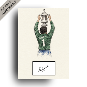 Peter Bonetti Hand-Signed Line Art | Perfect Gift for a Chelsea Fan