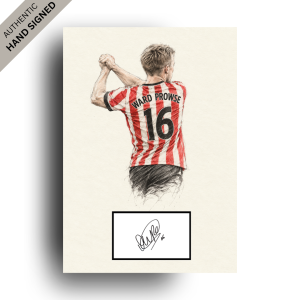 James Ward-Prowse Hand-Signed Line Art | Perfect Gift for a Southampton Fan