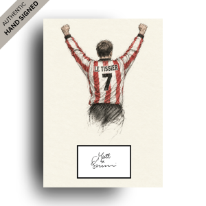 Matt Le Tissier Hand-Signed Line Art | Perfect Gift for a Southampton Fan